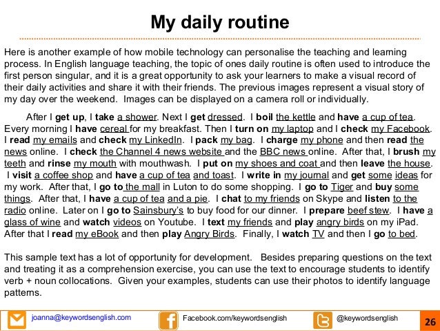 my daily routine college essays my daily routine essay in simple present tense pdf